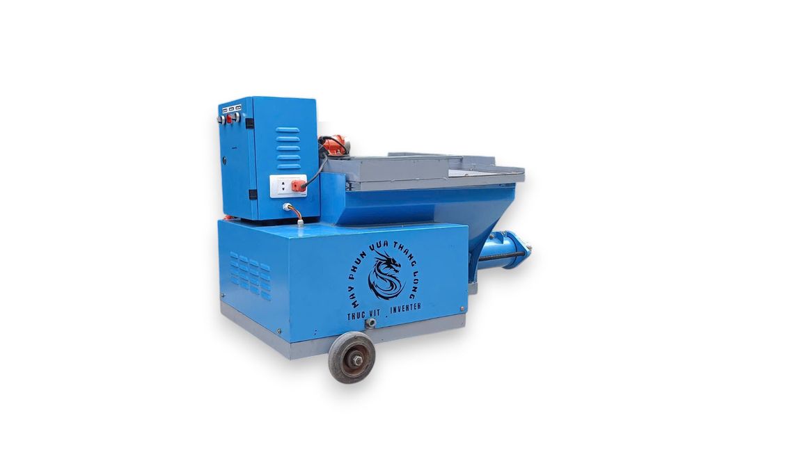 Cụm truyền động phía sau máy phun vữa Thăng Long